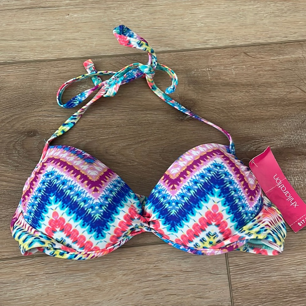 Push up bathing suit top